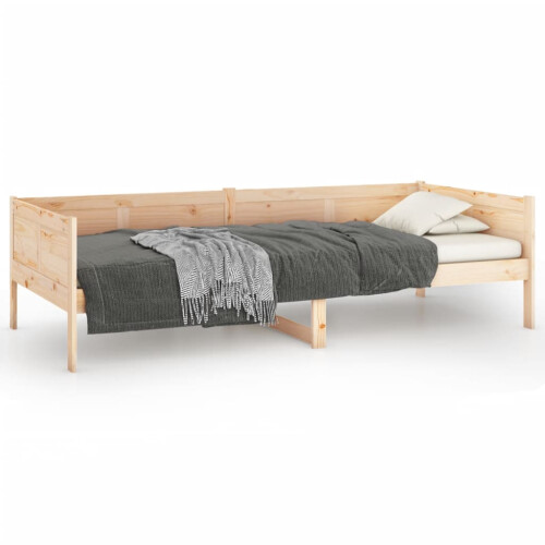 Berkfield Day Bed without Mattress Solid Wood Pine 80x200 cm 1