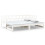 Berkfield Pull-out Day Bed without Mattress White 2x(80x200) cm 2