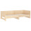 Berkfield Pull-out Day Bed without Mattress Solid Wood Pine 2x(80x200) cm 6