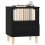Berkfield Bedside Cabinet Black 40x35x50 cm 4