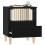 Berkfield Bedside Cabinet Black 40x35x50 cm 5