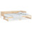 Berkfield Pull-out Day Bed without Mattress Solid Wood Pine 2x(80x200) cm 10