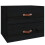 Berkfield Wall-mounted Bedside Cabinet Black 50x36x40 cm 2