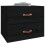 Berkfield Wall-mounted Bedside Cabinet Black 50x36x40 cm 4