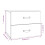 Berkfield Wall-mounted Bedside Cabinet Black 50x36x40 cm 10