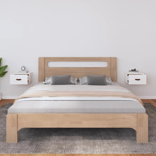 Berkfield Wall-mounted Bedside Cabinets 2 pcs White 40x29.5x22 cm 2