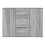 Berkfield Sideboard Grey Sonoma 91x29.5x65 cm Engineered Wood 6