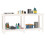 Berkfield Work Bench White 180x50x80 cm Solid Wood Pine 6