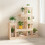 Berkfield Plant Stand 92x25x97 cm Solid Wood Pine 3