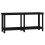 Berkfield Work Bench Black 180x50x80 cm Solid Wood Pine 2