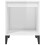 Berkfield Bedside Cabinet High Gloss White 40x35x50 cm 5