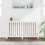 Berkfield Radiator Cover White 153x19x84 cm Solid Wood Pine 3
