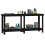 Berkfield Work Bench Black 180x50x80 cm Solid Wood Pine 6