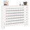 Berkfield Radiator Cover White 108.5x19x84 cm Solid Wood Pine 4