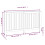 Berkfield Radiator Cover White 153x19x84 cm Solid Wood Pine 8