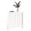 Berkfield Radiator Cover White 79.5x19x84 cm Solid Wood Pine 4