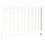 Berkfield Radiator Cover White 108.5x19x84 cm Solid Wood Pine 2