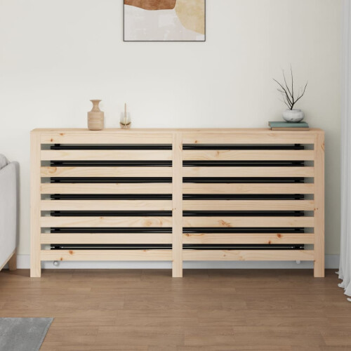 Berkfield Radiator Cover 169x19x84 cm Solid Wood Pine 2