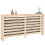 Berkfield Radiator Cover 169x19x84 cm Solid Wood Pine 4