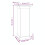 Berkfield Flower Stand White 40x40x90 cm Solid Wood Pine 8