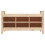 Berkfield Hall Bench 110x40x60 cm Solid Wood Pine 3
