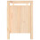 Berkfield Hall Bench 110x40x60 cm Solid Wood Pine 4
