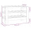 Berkfield Wine Rack 61.5x30x42 cm Solid Wood Pine 7