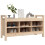 Berkfield Hall Bench 110x40x60 cm Solid Wood Pine 6