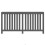 Berkfield Radiator Cover Grey 169x19x84 cm Solid Wood Pine 5