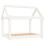 Berkfield Dog Bed White 81x60x70 cm Solid Wood Pine 2