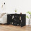 Berkfield Sideboard Black 91x29.5x65 cm Engineered Wood 3