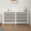 Berkfield Radiator Cover White 169x19x84 cm Solid Wood Pine 3