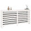 Berkfield Radiator Cover White 169x19x84 cm Solid Wood Pine 4