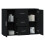Berkfield Sideboard Black 91x29.5x65 cm Engineered Wood 4