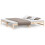 Berkfield Pull-out Day Bed without Mattress 2x(80x200) cm Solid Wood Pine 2