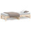 Berkfield Pull-out Day Bed without Mattress 2x(80x200) cm Solid Wood Pine 5