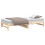 Berkfield Pull-out Day Bed without Mattress 2x(80x200) cm Solid Wood Pine 6