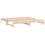 Berkfield Pull-out Day Bed without Mattress 2x(80x200) cm Solid Wood Pine 7
