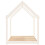 Berkfield Dog Bed White 111x80x100 cm Solid Wood Pine 6
