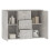 Berkfield Sideboard Concrete Grey 91x29.5x65 cm Engineered Wood 4