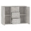 Berkfield Sideboard Concrete Grey 91x29.5x65 cm Engineered Wood 5