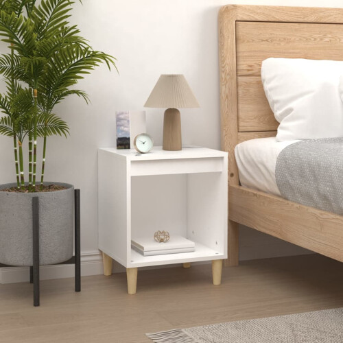 Berkfield Bedside Cabinets 2 pcs White 40x35x50 cm 2