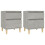 Berkfield Bedside Cabinets 2 pcs Concrete Grey 40x35x50 cm 2