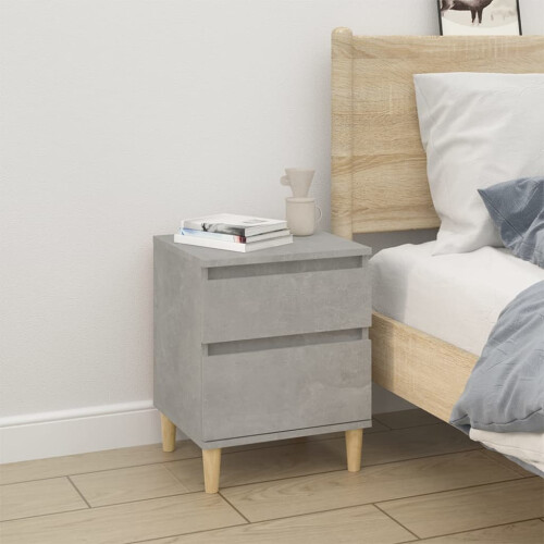 Berkfield Bedside Cabinets 2 pcs Concrete Grey 40x35x50 cm 2