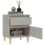 Berkfield Bedside Cabinets 2 pcs Concrete Grey 40x35x50 cm 4