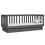 Berkfield Day Bed without Mattress Grey 75x190 cm Small Single Solid Wood Pine 6