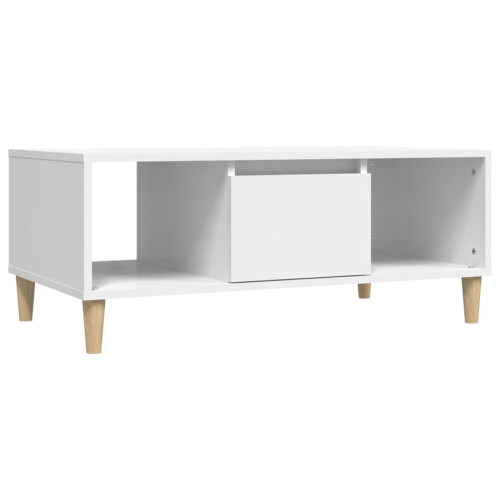 Berkfield Coffee Table White 90x50x36,5 cm Engineered Wood 1