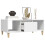 Berkfield Coffee Table White 90x50x36,5 cm Engineered Wood 5