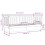 Berkfield Day Bed without Mattress Grey 75x190 cm Small Single Solid Wood Pine 11