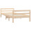 Berkfield Bed Frame without Mattress 90x190 cm Single Solid Wood Pine 4